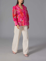 Pink Vasansi Silk Printed Top