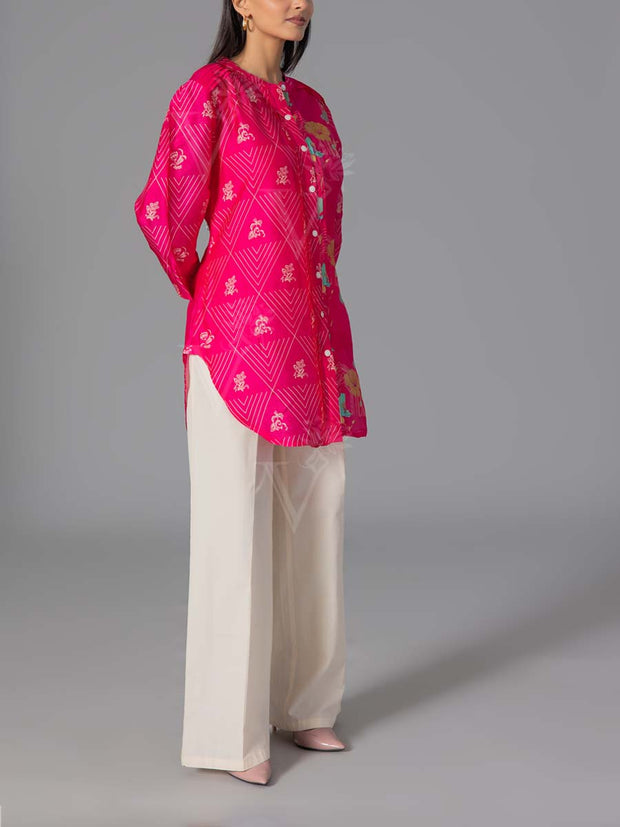 Pink Vasansi Silk Printed Top
