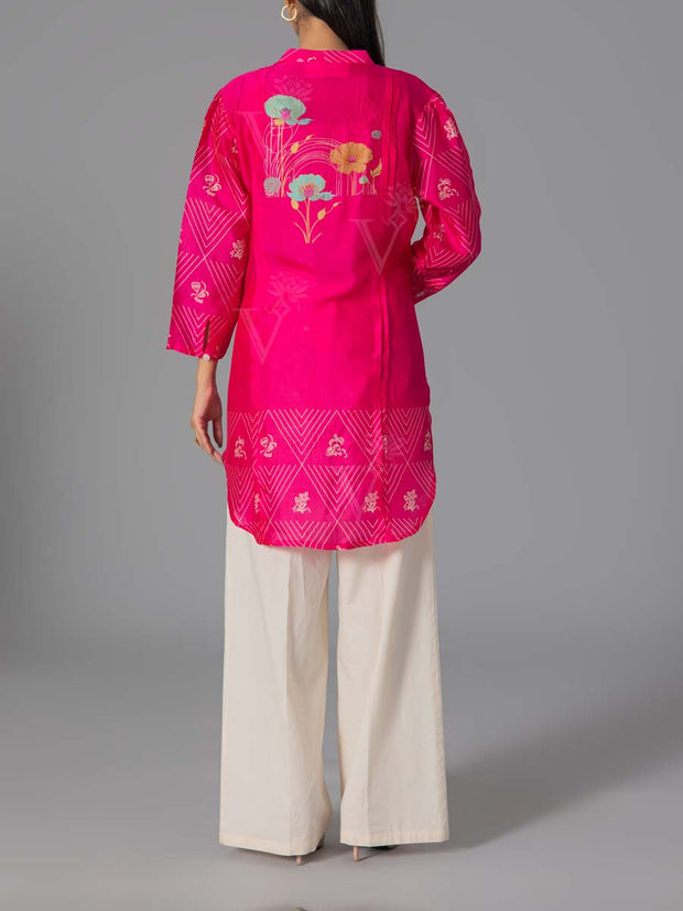 Pink Vasansi Silk Printed Top