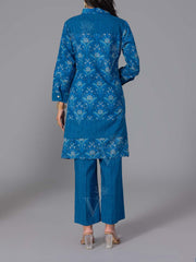 Blue Cotton Printed Co-Ord Set
