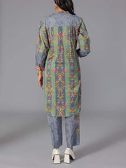 Grey Cotton Printed Co-Ord Set