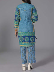 Blue Cotton Printed Co-Ord Set