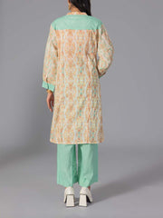 Green Cotton Printed Co-Ord Set