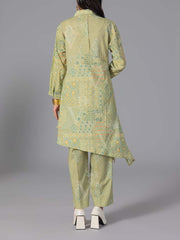 Green Cotton Printed Co-Ord Set