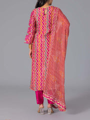 Pink Printed Suit Set
