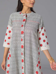 Red Cotton Flex Kurta and Pant Set