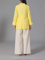 Yellow 60'S Poplin Top