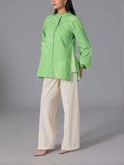 Bud Green 60'S Poplin Top