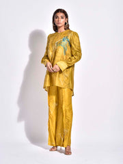 Mustard Vasansi Silk Co-Ord Set