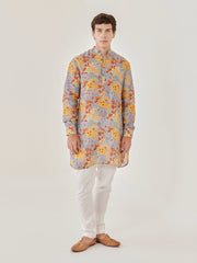 Cheetah Fairy Blue Ganganagery Kurta