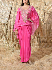 DD35, MTO, RK, cape set , drape skirt set 