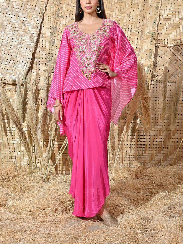 DD35, MTO, RK, cape set , drape skirt set 