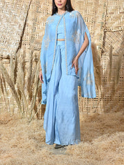 DD35, MTO, RK, cape set , drape skirt set 