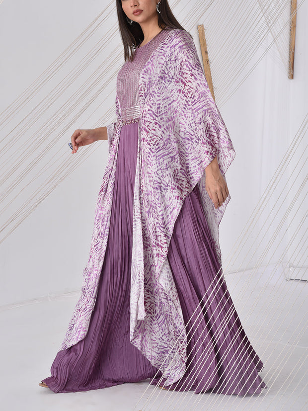 Lavender Georgette Gown