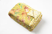 SOUNDARYA Turmericglow Silk Cotton Reversible Quilt