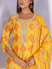 Yellow Vasansi Silk Sharara Set
