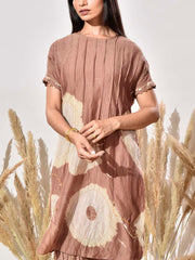Brown Cotton Dress