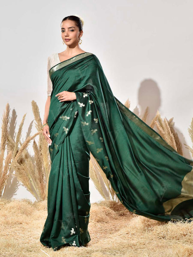 Green Pure Silk Saree