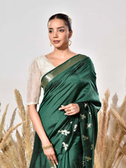 Green Pure Silk Saree
