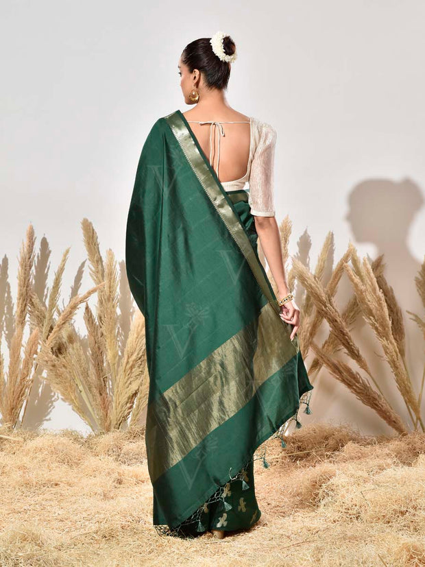Green Pure Silk Saree