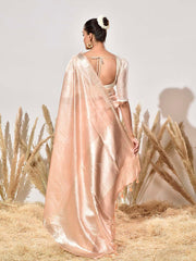Pink Tissue Silk Saree