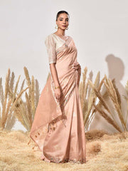 Pink Pure Silk Saree