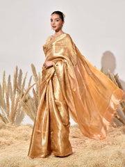 Golden Tissue Kanjeevaram Saree