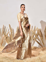 Golden Tissue Kanjeevaram Saree