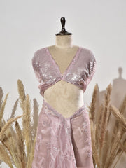 Pink Tissue Saree