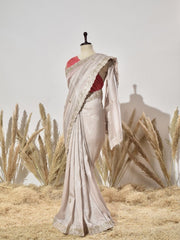Grey Vasansi Silk Saree