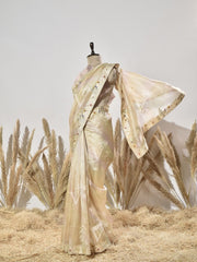 Golden Tissue Saree