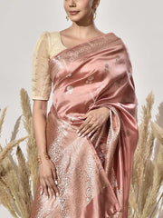 Pink Banarasi Silk