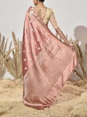 Pink Banarasi Silk