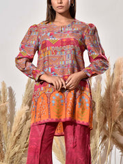 Pink Vasansi Silk Printed Co Ord Set