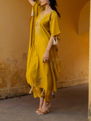 Mustard Kaftan Set