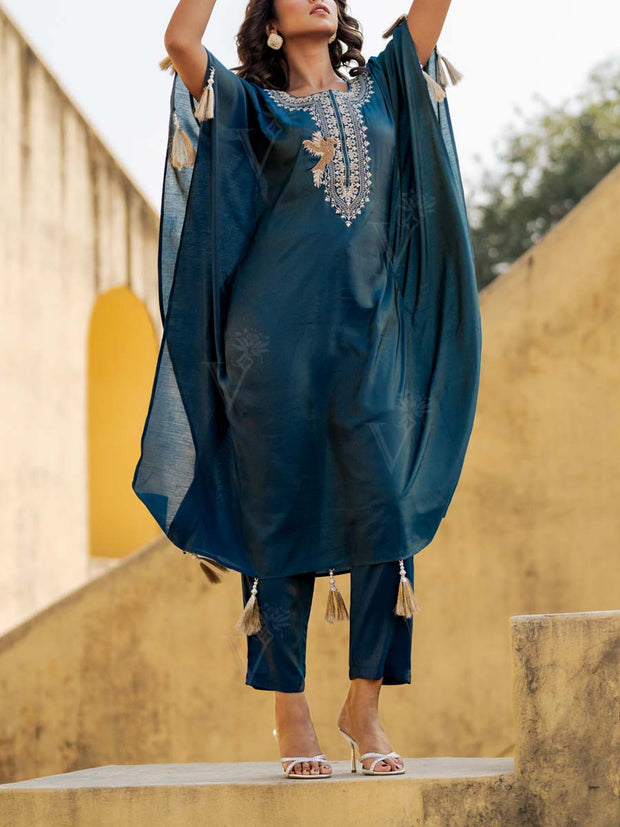 Blue Kaftan Set