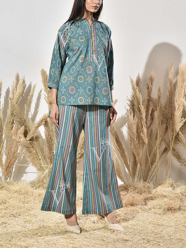Green Vasansi Sill Co Ord Set