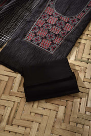 Black Cotton Dress Material