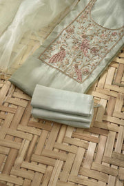 Light Green Tissue Kota Dress Material