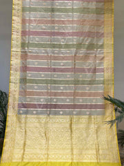 Multi Color Banarasi Silk Saree