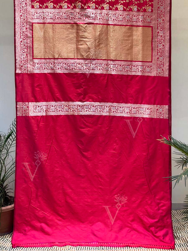 Rani Banarasi Silk Saree