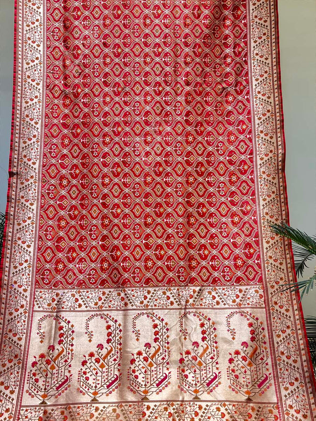 Red Banarasi Silk Saree