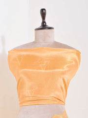 Yellow Tussar Silk Saree