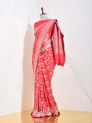 Red Banarasi Silk Saree