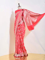 Red Banarasi Silk Saree