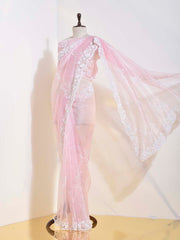 Pink Tissue Saree