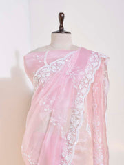 Pink Tissue Saree