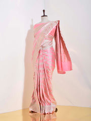 Pink Silk Saree