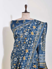 Blue Vasansi Silk Saree