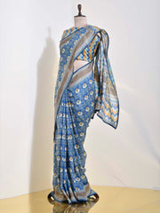 Blue Vasansi Silk Saree